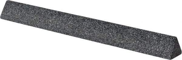 Grier Abrasives - Three Square, Silicone Carbide, Finishing Stick - 4" Long x 3/8" Width, 3/32" Diam x 1-1/2" Long Shank, Coarse Grade - Americas Industrial Supply