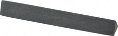 Grier Abrasives - Three Square, Silicone Carbide, Finishing Stick - 4" Long x 1/2" Width, 3/32" Diam x 1-1/2" Long Shank, Fine Grade - Americas Industrial Supply