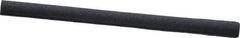 Grier Abrasives - Round, Silicone Carbide, Finishing Stick - 4" Long x 1/4" Width, 3/32" Diam x 1-1/2" Long Shank, Fine Grade - Americas Industrial Supply