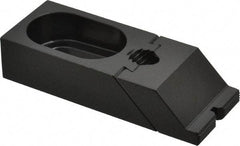 TE-CO - 3-7/8" OAL x 1-1/2" Overall Width, Low Grip Nose, Steel Manual Edge Clamp - Black Oxide Coating, 7/8" High, 5/8" Socket Cap Screw Slot, 1-1/4" Travel - Americas Industrial Supply