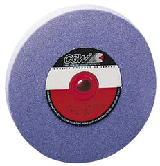 Camel Grinding Wheels - 36 Grit Aluminum Oxide Bench & Pedestal Grinding Wheel - 6" Diam x 1" Hole x 1" Thick, 4456 Max RPM, K Hardness, Very Coarse Grade , Vitrified Bond - Americas Industrial Supply