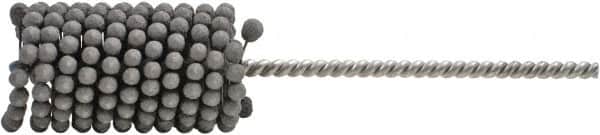 Brush Research Mfg. - 2-1/4" to 2-3/8" Bore Diam, 180 Grit, Aluminum Oxide Flexible Hone - Medium, 8" OAL - Americas Industrial Supply