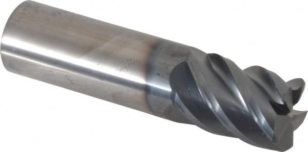 SGS - 3/4" Diam 5 Flute Solid Carbide 0.06" Corner Radius End Mill - Americas Industrial Supply