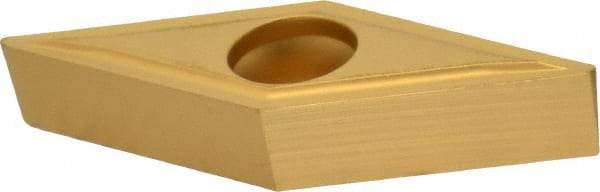 Value Collection - VBMT331 Grade TCN55 Carbide Turning Insert - TiN Finish, 35° Diamond, 3/8" Inscr Circle, 3/16" Thick, 1/64" Corner Radius - Americas Industrial Supply