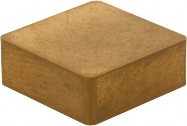 Value Collection - SNG432 Grade TCN55 Carbide Turning Insert - TiN Finish, 90° Square, 1/2" Inscr Circle, 3/16" Thick, 1/32" Corner Radius - Americas Industrial Supply