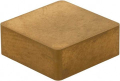 Value Collection - SNG432 Grade TCN55 Carbide Turning Insert - TiN Finish, 90° Square, 1/2" Inscr Circle, 3/16" Thick, 1/32" Corner Radius - Americas Industrial Supply
