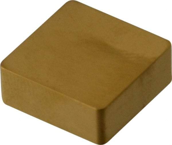 Value Collection - SNU432 Grade TCN55 Carbide Turning Insert - TiN Finish, 90° Square, 1/2" Inscr Circle, 3/16" Thick, 1/32" Corner Radius - Americas Industrial Supply
