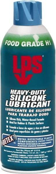 LPS - 16 oz Aerosol Silicone Spray Lubricant - Food Grade - Americas Industrial Supply