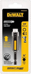 DeWALT - 1/4" Magnetic Nutsetter - 1/4" Hex Drive, 3" OAL - Americas Industrial Supply