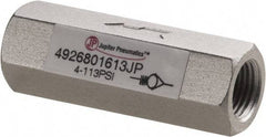 PRO-SOURCE - 1/8" Aluminum Check Valve - Inline, FNPT x FNPT - Americas Industrial Supply