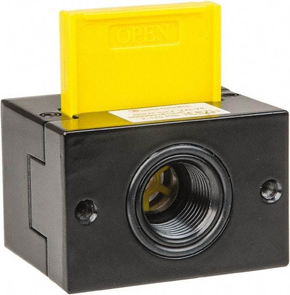 PRO-SOURCE - 1/2" NPT Shut-Off Valve - 7.1 to 170.64 psi & Aluminum Die Cast Material - Americas Industrial Supply