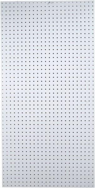 Triton - 48" Wide x 96" High Peg Board Storage Board - 1 Panel, Polypropylene, White - Americas Industrial Supply
