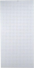 Triton - 48" Wide x 96" High Peg Board Storage Board - 1 Panel, Polypropylene, White - Americas Industrial Supply