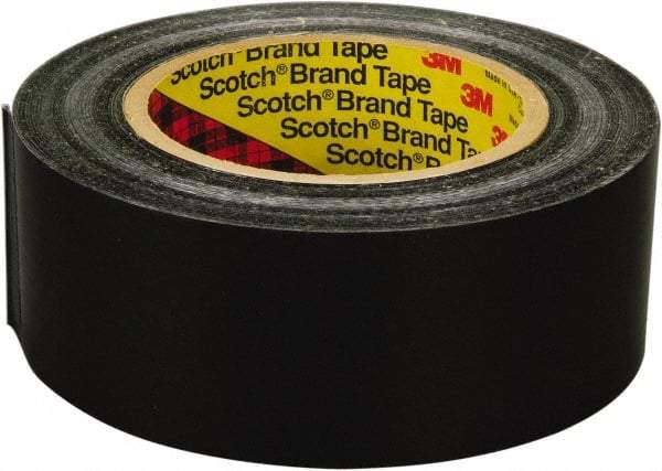 3M - 1" x 60 Yd Black Rubber Adhesive Packaging Tape - Polyester Film Backing, 8 mil Thick, 600 Lb Tensile Strength, Series 890MSR - Americas Industrial Supply