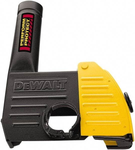 DeWALT - 5 & 6" Diam Grinder Dust Shroud - For Use with Grinder & Vacuum - Americas Industrial Supply