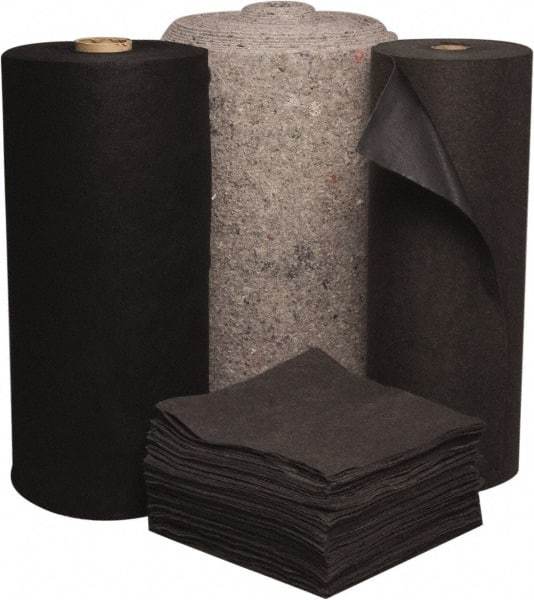 PRO-SAFE - 12 Gal Capacity per Package, Universal Roll - 50' Long x 3' Wide, Polypropylene - Americas Industrial Supply