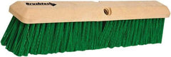 PRO-SOURCE - 24" General Purpose Polypropylene Push Broom - 3" Bristle Length, Plastic Block, Threaded Handle Connection, Handle Sold Separately - Americas Industrial Supply