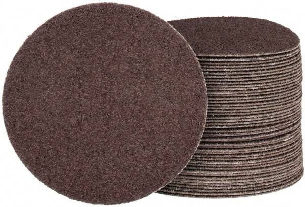 Tru-Maxx - 4" Diam, 60 Grit Aluminum Oxide Adhesive PSA Disc - Medium Grade, X Weighted Cloth Backing, For Right Angle/Vertical Shaft Portable Grinders - Americas Industrial Supply