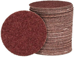 Tru-Maxx - 4" Diam, 24 Grit Aluminum Oxide Adhesive PSA Disc - Very Coarse Grade, X Weighted Cloth Backing, For Right Angle/Vertical Shaft Portable Grinders - Americas Industrial Supply
