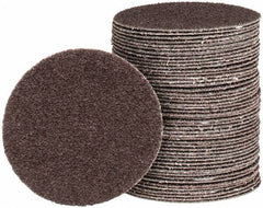 Tru-Maxx - 3" Diam, 40 Grit Aluminum Oxide Adhesive PSA Disc - Coarse Grade, X Weighted Cloth Backing, For Right Angle/Vertical Shaft Portable Grinders - Americas Industrial Supply
