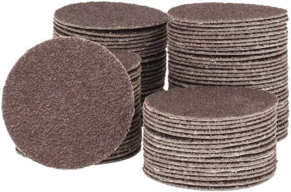 Tru-Maxx - 2" Diam, 50 Grit Aluminum Oxide Adhesive PSA Disc - Coarse Grade, X Weighted Cloth Backing, For Right Angle/Vertical Shaft Portable Grinders - Americas Industrial Supply