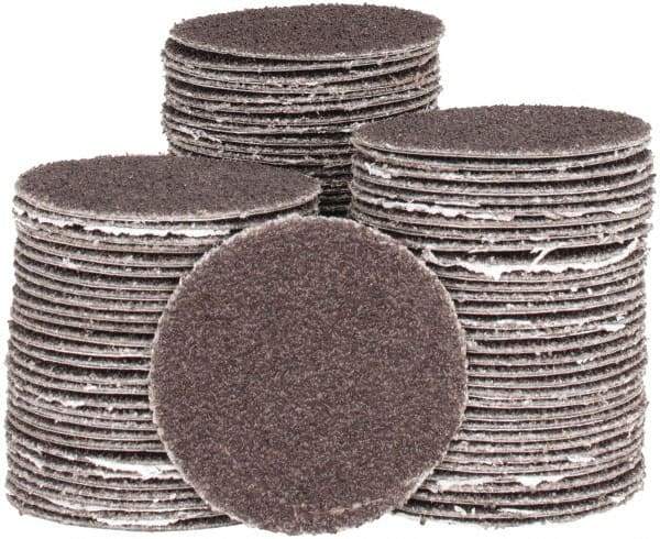 Tru-Maxx - 2" Diam, 40 Grit Aluminum Oxide Adhesive PSA Disc - Coarse Grade, X Weighted Cloth Backing, For Right Angle/Vertical Shaft Portable Grinders - Americas Industrial Supply