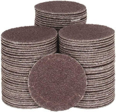 Tru-Maxx - 1-1/2" Diam, 80 Grit Aluminum Oxide Adhesive PSA Disc - Medium Grade, X Weighted Cloth Backing, For Right Angle/Vertical Shaft Portable Grinders - Americas Industrial Supply