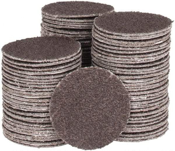Tru-Maxx - 1-1/2" Diam, 60 Grit Aluminum Oxide Adhesive PSA Disc - Medium Grade, X Weighted Cloth Backing, For Right Angle/Vertical Shaft Portable Grinders - Americas Industrial Supply