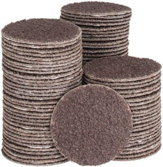 Tru-Maxx - 1-1/2" Diam, 40 Grit Aluminum Oxide Adhesive PSA Disc - Coarse Grade, X Weighted Cloth Backing, For Right Angle/Vertical Shaft Portable Grinders - Americas Industrial Supply