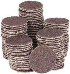 Tru-Maxx - 1" Diam, 40 Grit Aluminum Oxide Adhesive PSA Disc - Coarse Grade, X Weighted Cloth Backing, For Right Angle/Vertical Shaft Portable Grinders - Americas Industrial Supply