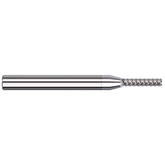 Harvey Tool - 3/64", 1/4" LOC, 1/8" Shank Diam, 2-1/2" OAL, 5 Flute Solid Carbide Square End Mill