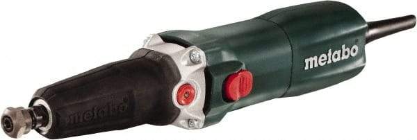 Metabo - 1/4 Inch Collet, 10,000 to 30,500 RPM, lnline, Electric Die Grinder - 6.4 Amp - Americas Industrial Supply