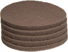 PRO-SOURCE - Polishing Pad - 15" Machine, Tan Pad, Polyester - Americas Industrial Supply