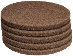 PRO-SOURCE - Polishing Pad - 14" Machine, Tan Pad, Polyester - Americas Industrial Supply