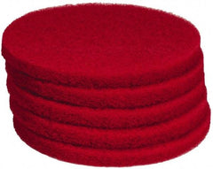 PRO-SOURCE - Polishing Pad - 13" Machine, Red Pad, Polyester - Americas Industrial Supply