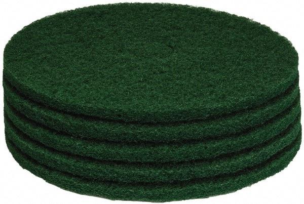 PRO-SOURCE - Stripping Pad - 20" Machine, Green Pad, Polyester - Americas Industrial Supply