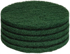 PRO-SOURCE - Stripping Pad - 14" Machine, Green Pad, Polyester - Americas Industrial Supply