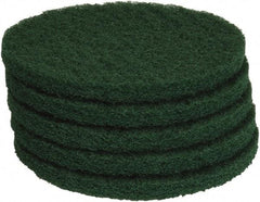 PRO-SOURCE - Stripping Pad - 13" Machine, Green Pad, Polyester - Americas Industrial Supply