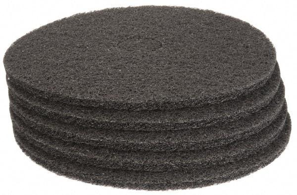 PRO-SOURCE - Stripping Pad - 19" Machine, Black Pad, Polyester - Americas Industrial Supply