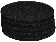 PRO-SOURCE - Stripping Pad - 14" Machine, Black Pad, Polyester - Americas Industrial Supply