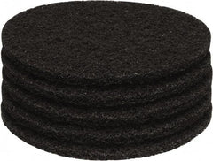 PRO-SOURCE - Stripping Pad - 13" Machine, Black Pad, Polyester - Americas Industrial Supply