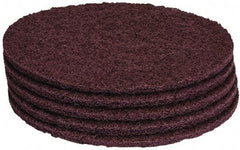 PRO-SOURCE - Stripping Pad - 19" Machine, Maroon Pad, Polyester - Americas Industrial Supply