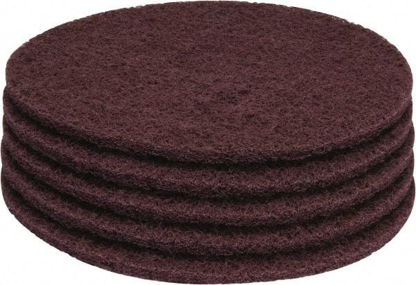 PRO-SOURCE - Stripping Pad - 17" Machine, Maroon Pad, Polyester - Americas Industrial Supply