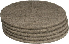 PRO-SOURCE - Polishing Pad - 27" Machine, Black Pad, Polyester - Americas Industrial Supply