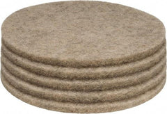 PRO-SOURCE - Polishing Pad - 20" Machine, Black Pad, Polyester - Americas Industrial Supply