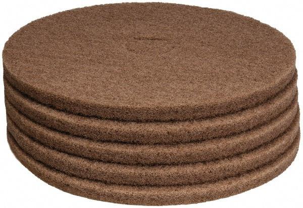 PRO-SOURCE - Polishing Pad - 19" Machine, Tan Pad, Polyester - Americas Industrial Supply