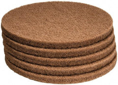 PRO-SOURCE - Polishing Pad - 17" Machine, Tan Pad, Polyester - Americas Industrial Supply