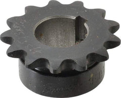 Browning - 13 Teeth, 3/8" Chain Pitch, Chain Size 35, Finished Bore Sprocket - 3/4" Bore Diam, 1.567" Pitch Diam, 1-3/4" Outside Diam - Americas Industrial Supply