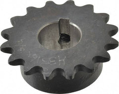 Browning - 16 Teeth, 3/8" Chain Pitch, Chain Size 35, Finished Bore Sprocket - 3/4" Bore Diam, 1.922" Pitch Diam, 2.11" Outside Diam - Americas Industrial Supply