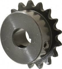 Browning - 17 Teeth, 3/8" Chain Pitch, Chain Size 35, Finished Bore Sprocket - 5/8" Bore Diam, 2.041" Pitch Diam, 2.23" Outside Diam - Americas Industrial Supply